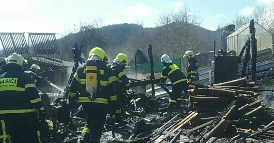 Požiar drevárne Lúčky