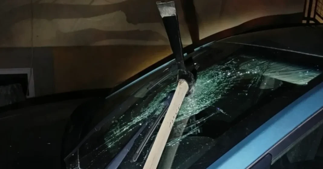Vandalizmus krompáčom Bratislava